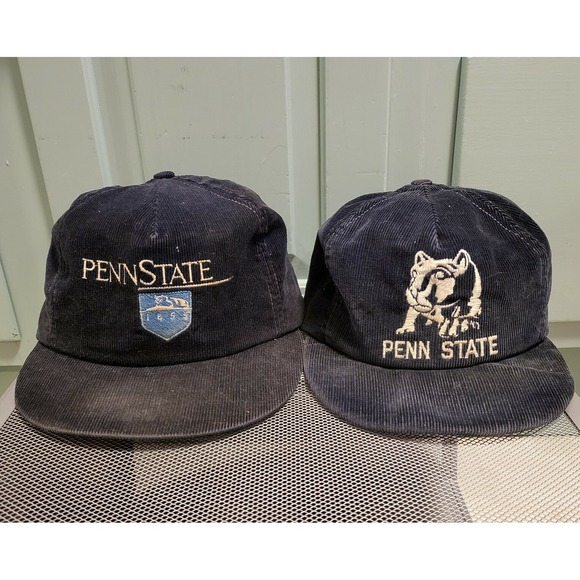 VTG 80s 90s Penn Pennsylvania State University Nittany Lions Corudury Hat Caps